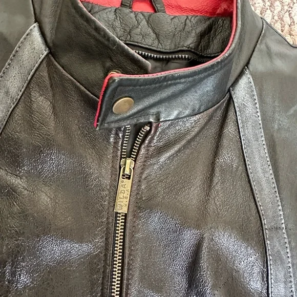 Vintage Wilda USA Leather Jacket Moto Biker Men’s XL Padding